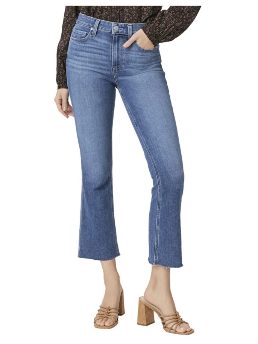 Paige colette crop flare size 27 Starlet
